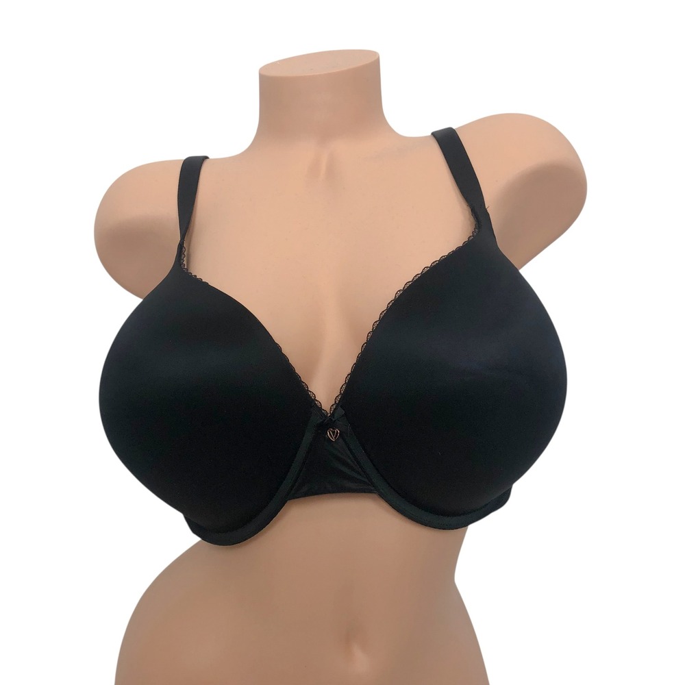 Victorias Secret Body by Victoria Perfect Shape Bra Size 40DDD Underwire Black